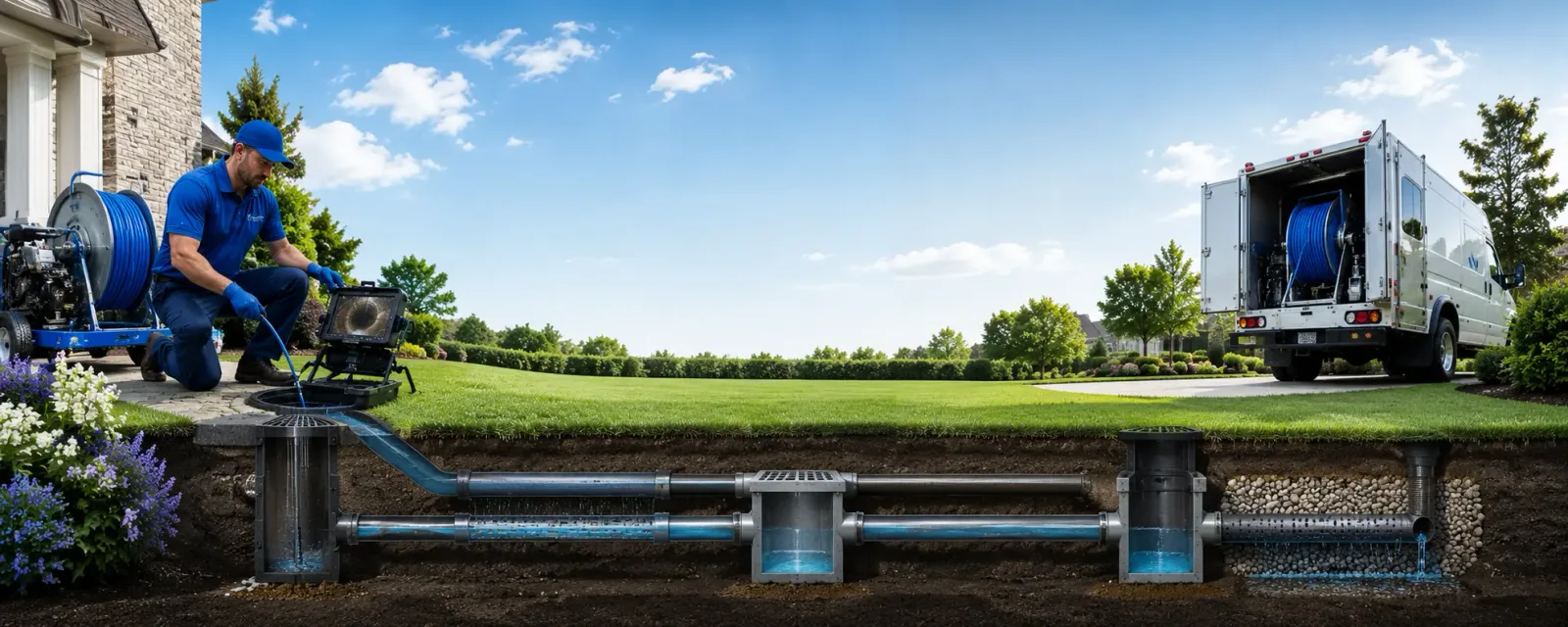 Outdoor drain cleaning information for Ambrose, ND